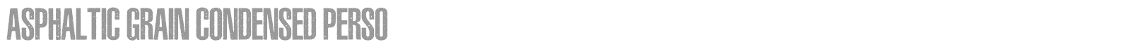 Asphaltic Grain font preview